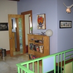 Michael's bedroom with door to bath